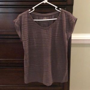 LOFT gray top - xs